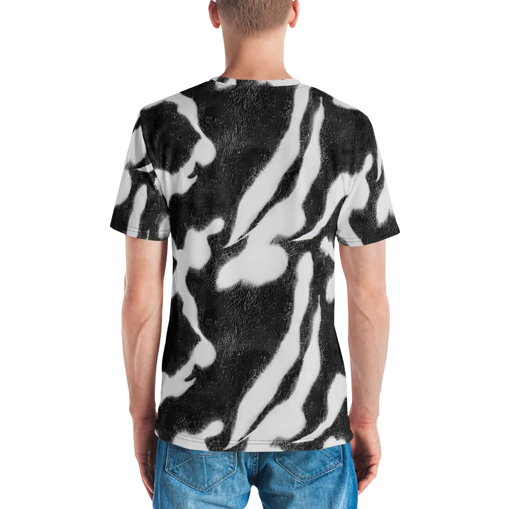 Ray's Illusion on Men's Crew Neck T-Shirt — Back
