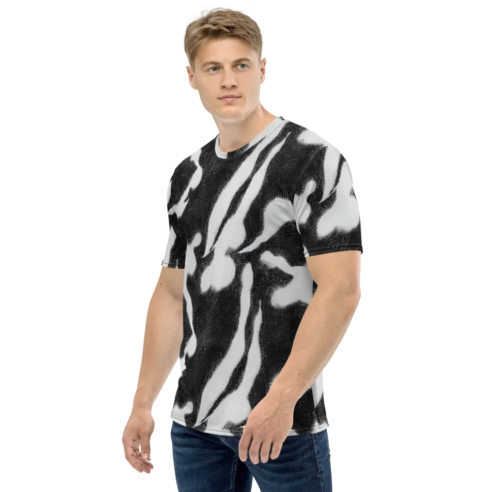 Ray's Illusion on Men's Crew Neck T-Shirt — Left