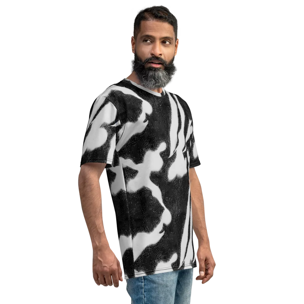 Ray's Illusion on Men's Crew Neck T-Shirt — Right