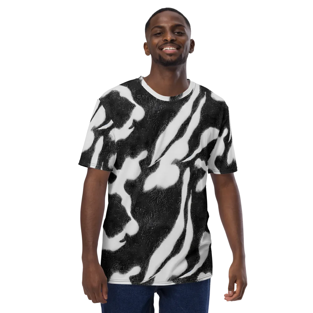 Ray's Illusion on Men's Crew Neck T-Shirt — Front