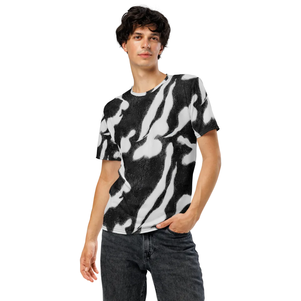 Ray's Illusion on Men's Crew Neck T-Shirt — Front