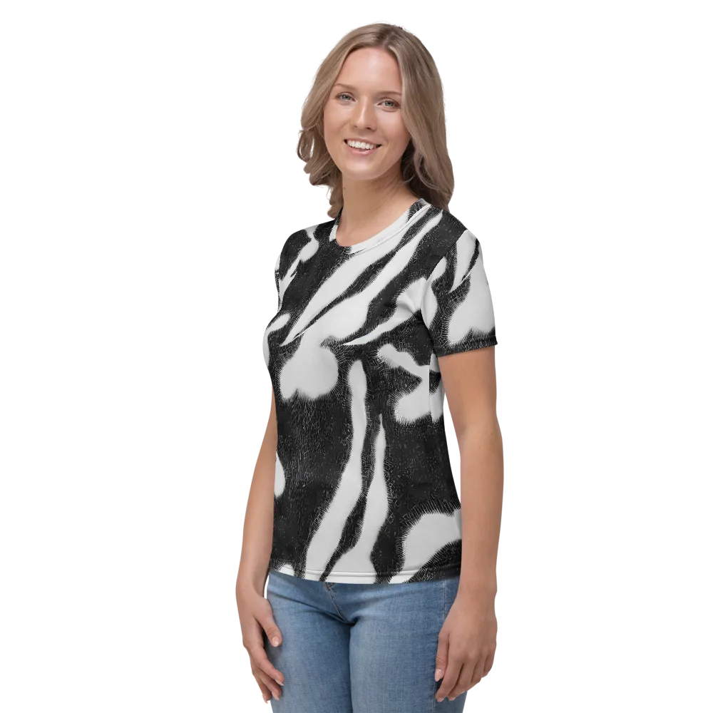 Ray's Illusion on Women's Crew Neck T-Shirt — Left