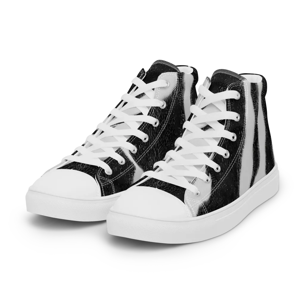 Ray's Illusion on Women's High Top Canvas Shoes — Left Front