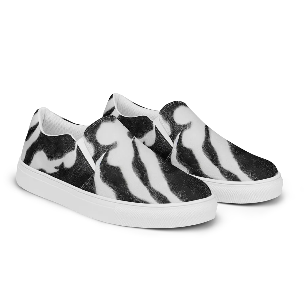 Ray's Illusion on Men's Slip-On Canvas Shoes — Right Front
