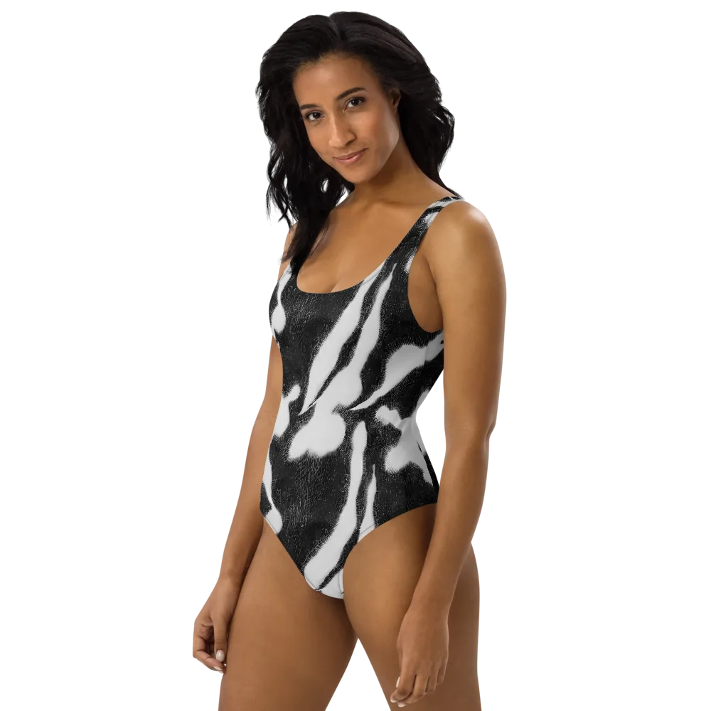 Ray's Illusion on One-Piece Swimsuit — Left