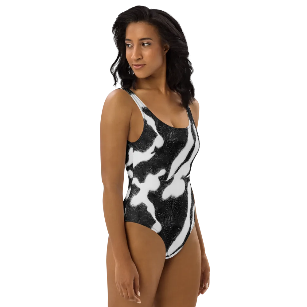 Ray's Illusion on One-Piece Swimsuit — Right