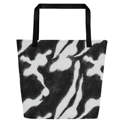 Ray's Illusion on a Large Tote Bag W/ Pocket