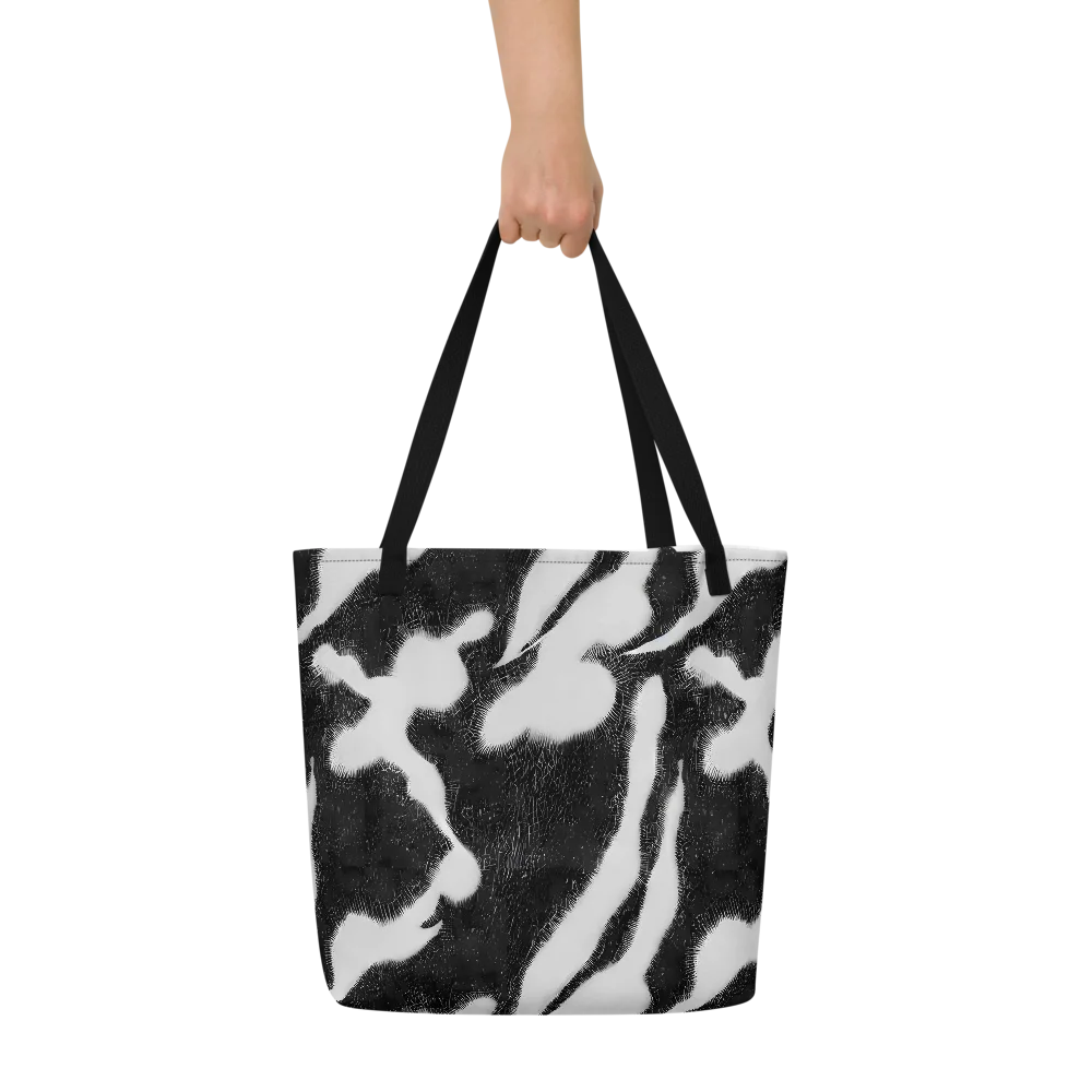 Ray's Illusion on Large Tote Bag W/ Pocket — Front