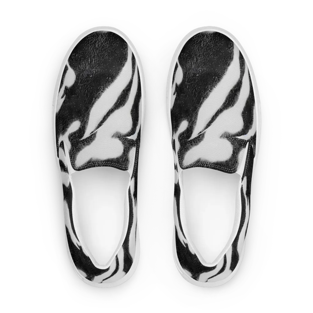 Ray's Illusion on Women's Slip-On Canvas Shoes — Front