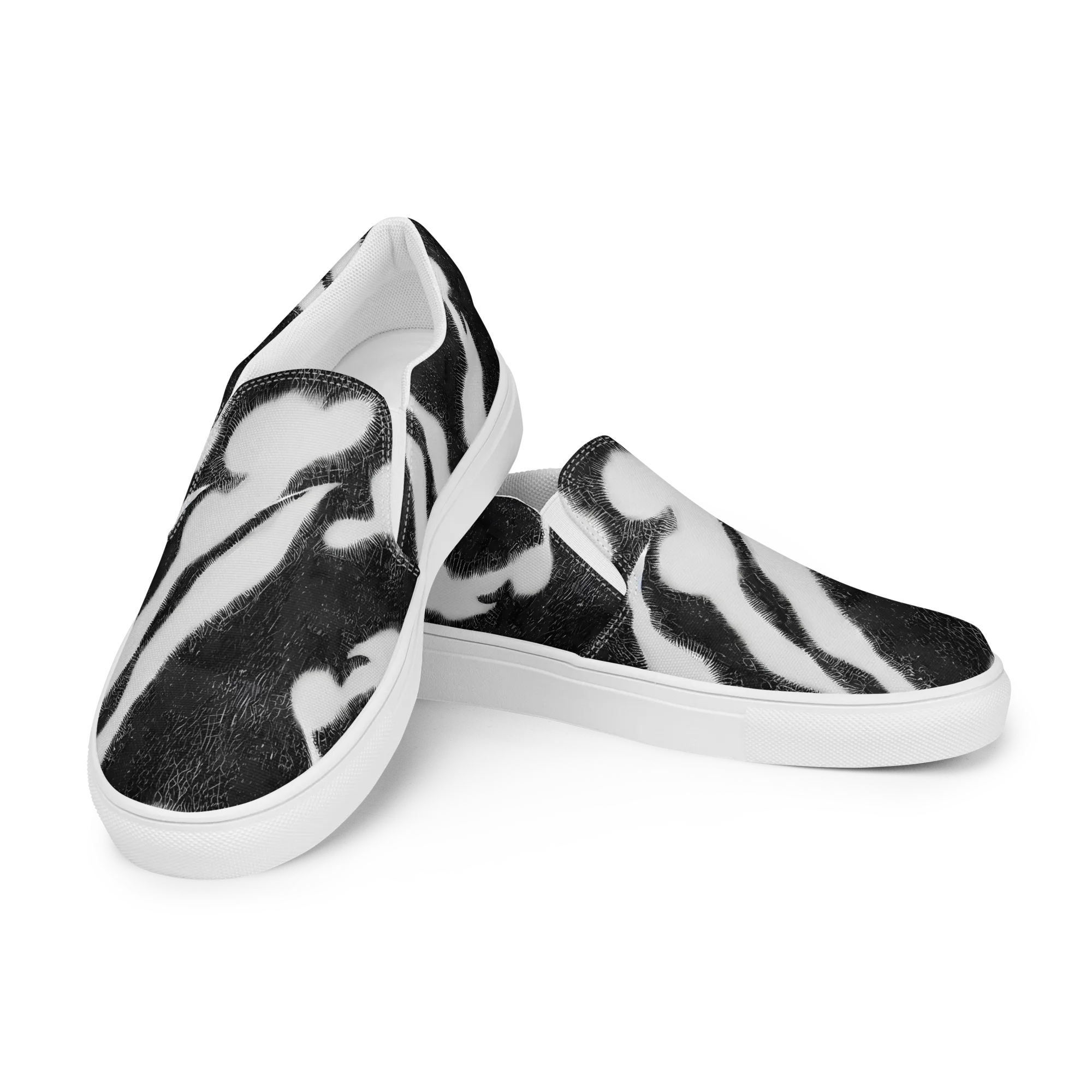 Ray's Illusion on Women's Slip-On Canvas Shoes — Left Front