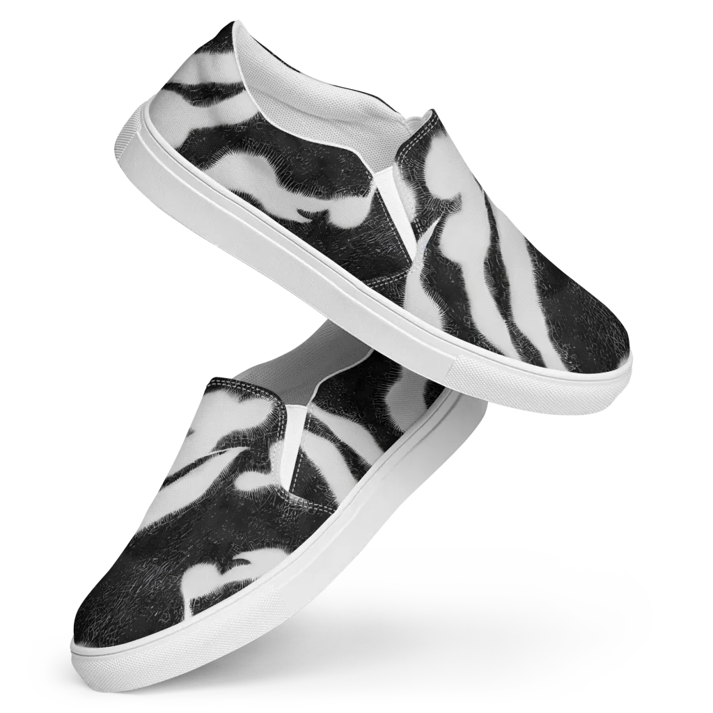 Ray's Illusion on Women's Slip-On Canvas Shoes — Front