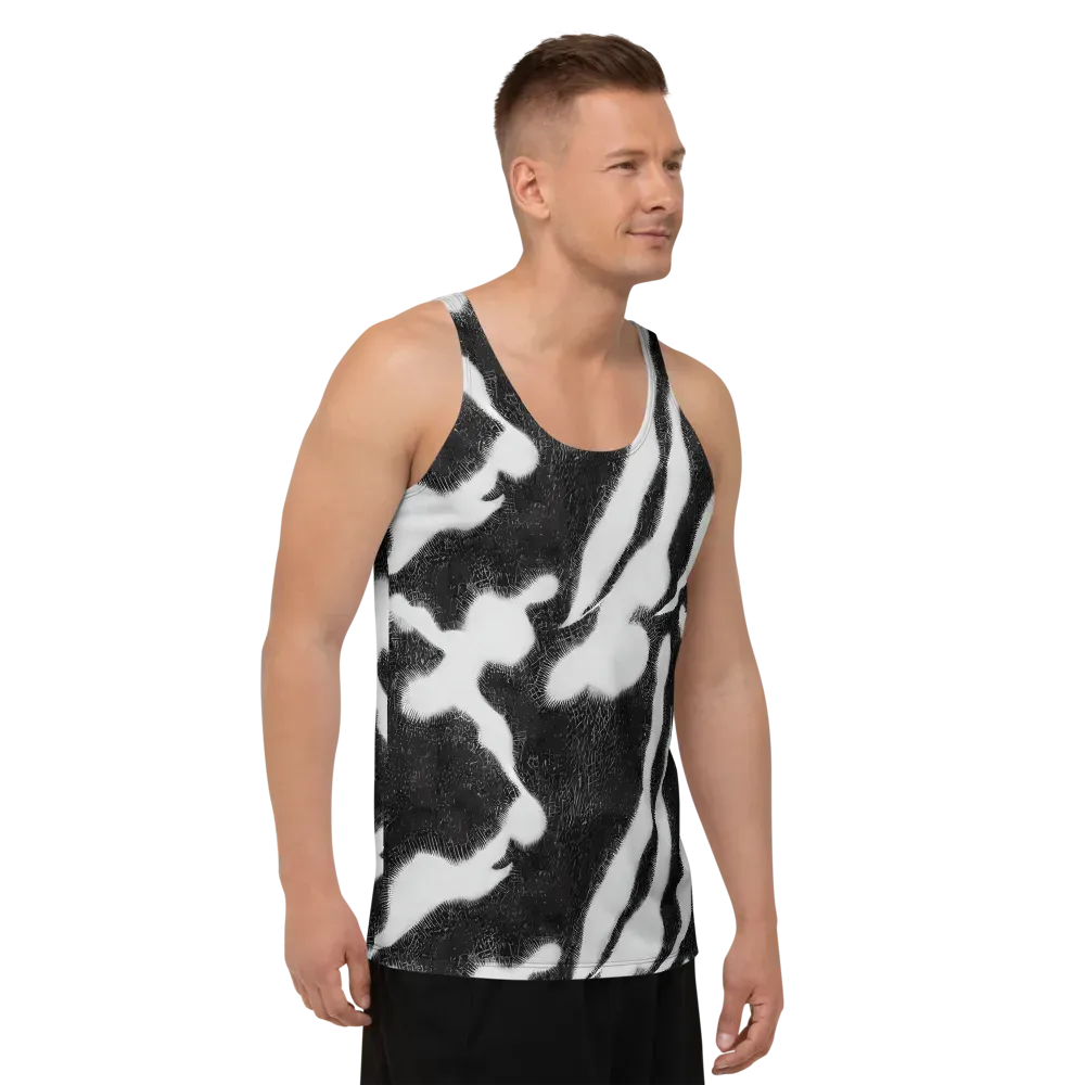 Ray's Illusion on Men's Tank Top — Right Front