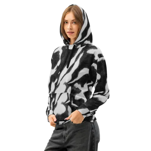 Ray's Illusion on a Cotton Hoodie