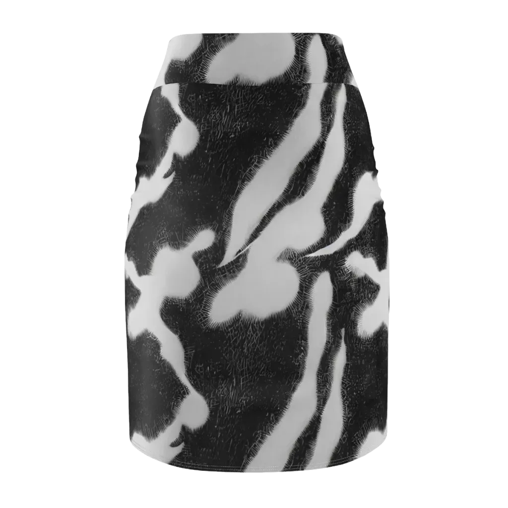 Ray's Illusion on Pencil Skirt — Back