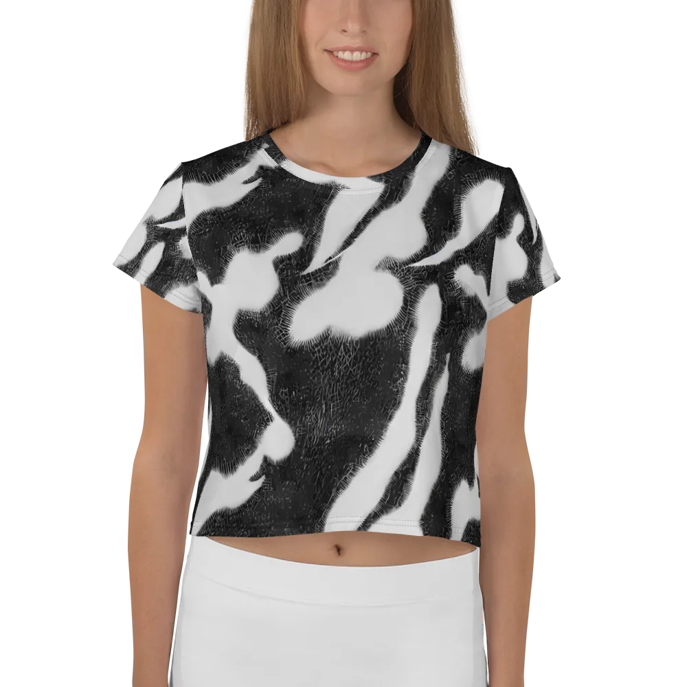Ray's Illusion on Crop Tee — Front