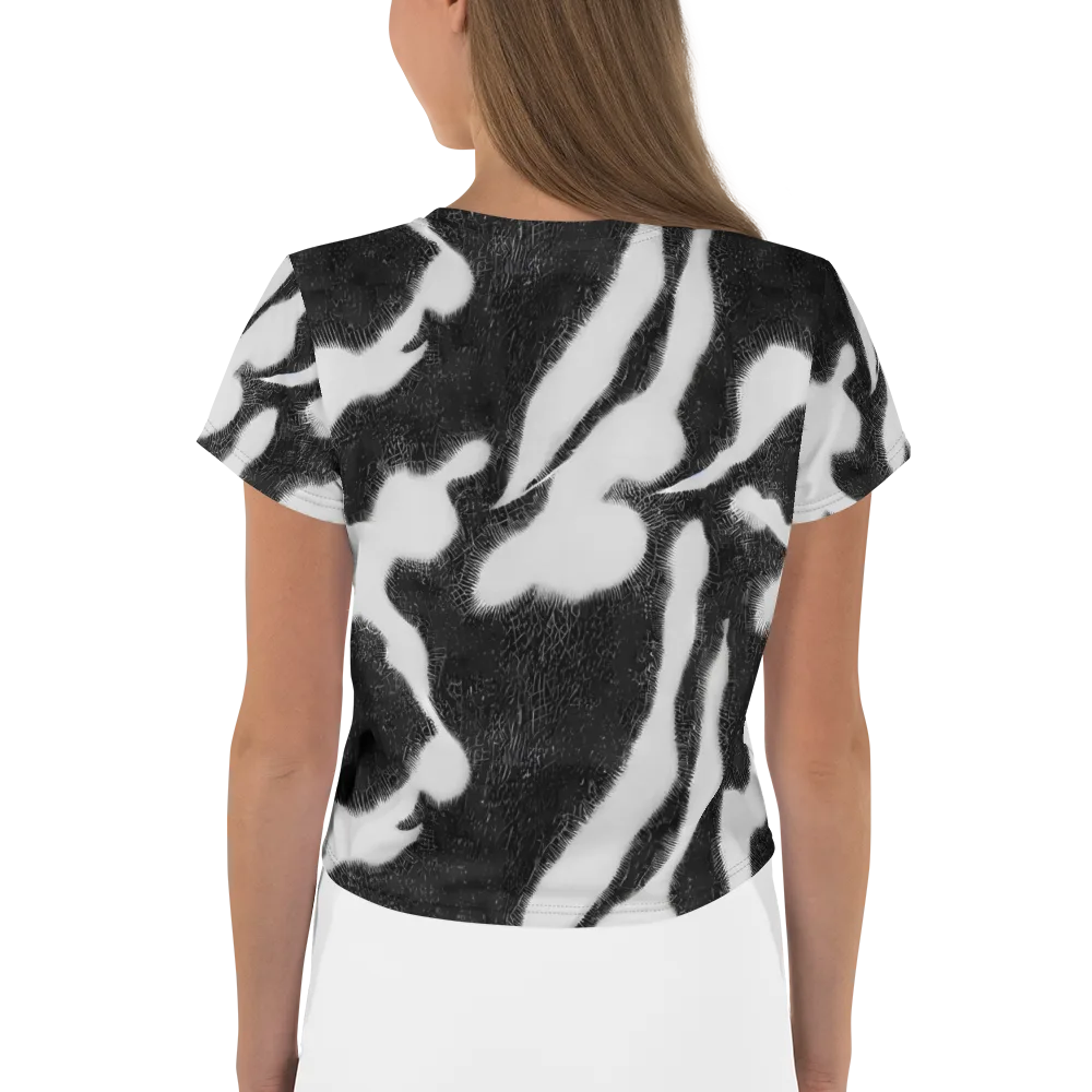 Ray's Illusion on Crop Tee — Back