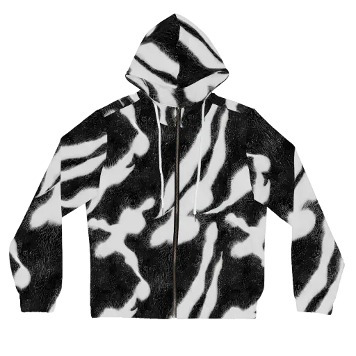 Ray's Illusion on a Women's Full-Zip Hoodie