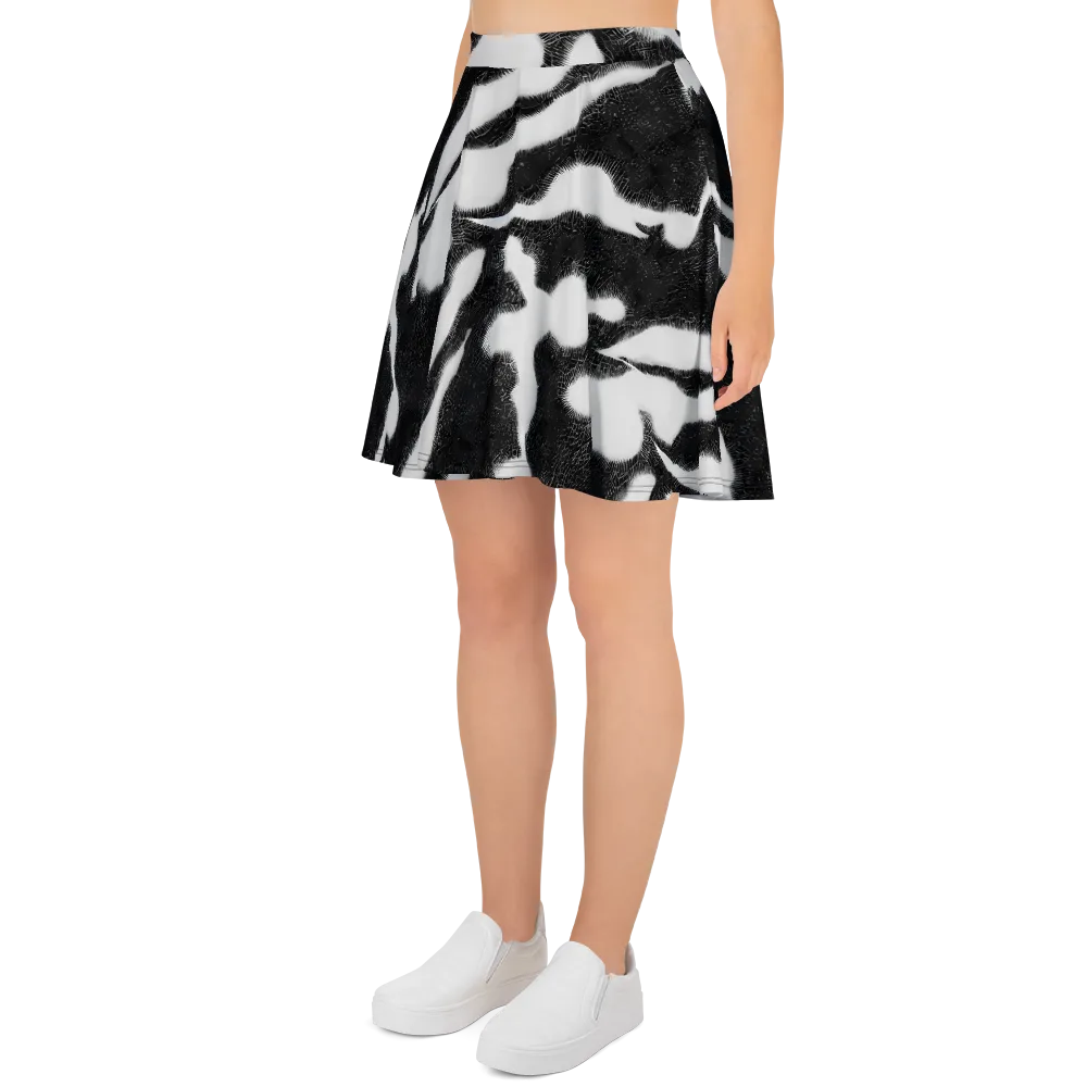 Ray's Illusion on Skater Skirt — Left