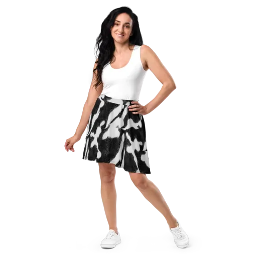 Ray's Illusion on a Skater Skirt
