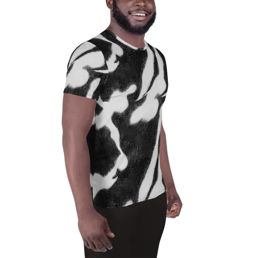 Ray's Illusion on a Men's Athletic T-Shirt