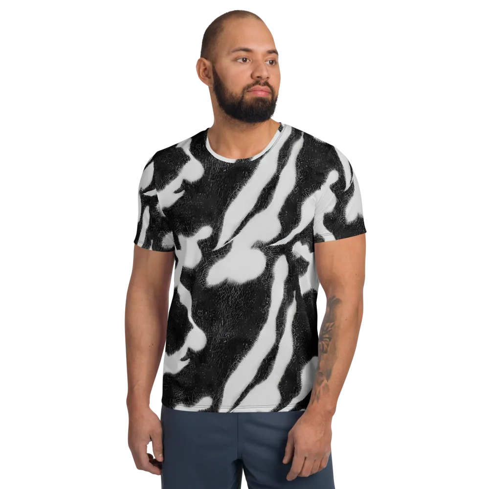 Ray's Illusion on Men's Athletic T-Shirt — Front