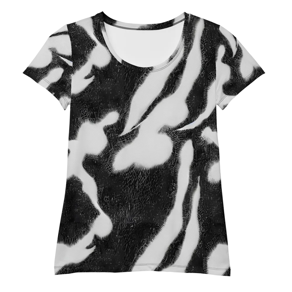 Ray's Illusion on Women's Athletic T-Shirt — Front