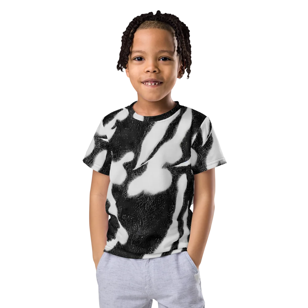 Ray's Illusion on Kids Crew Neck T-Shirt — Front