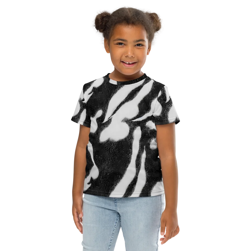 Ray's Illusion on Kids Crew Neck T-Shirt — Front