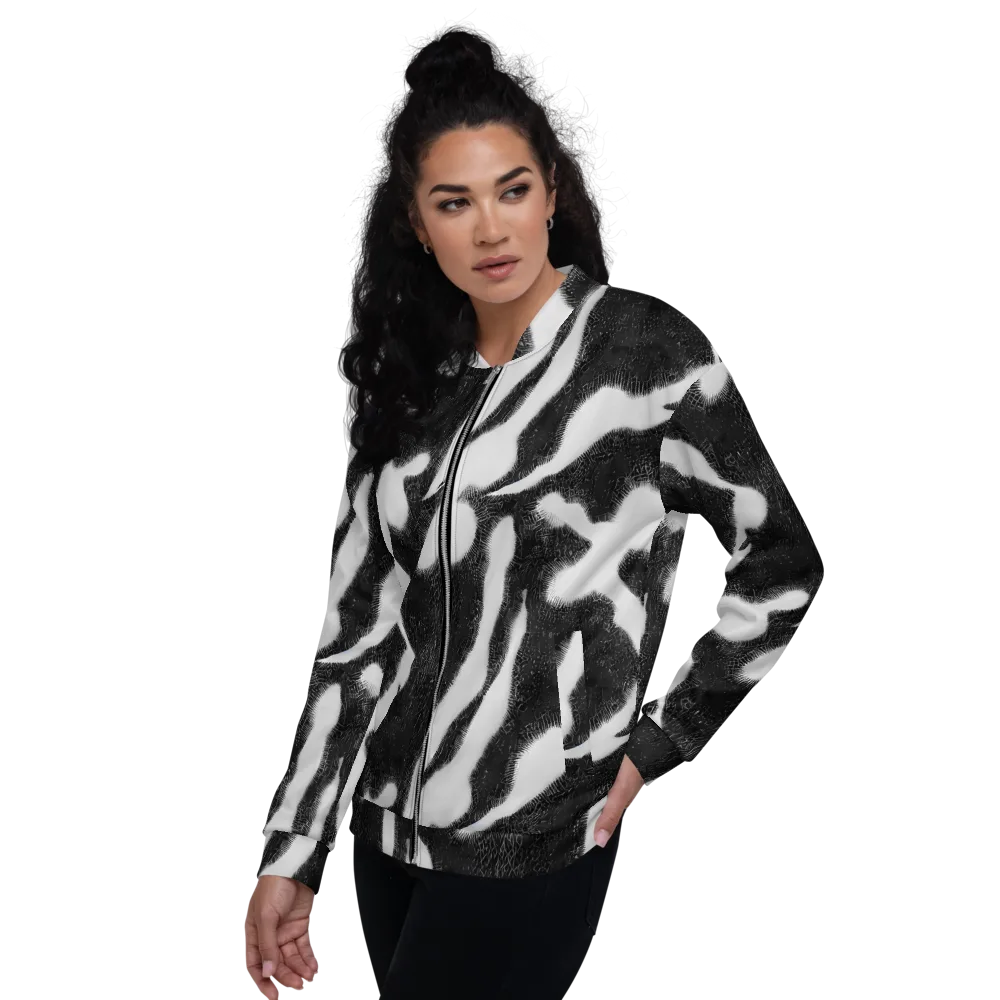 Ray's Illusion on Bomber Jacket — Left