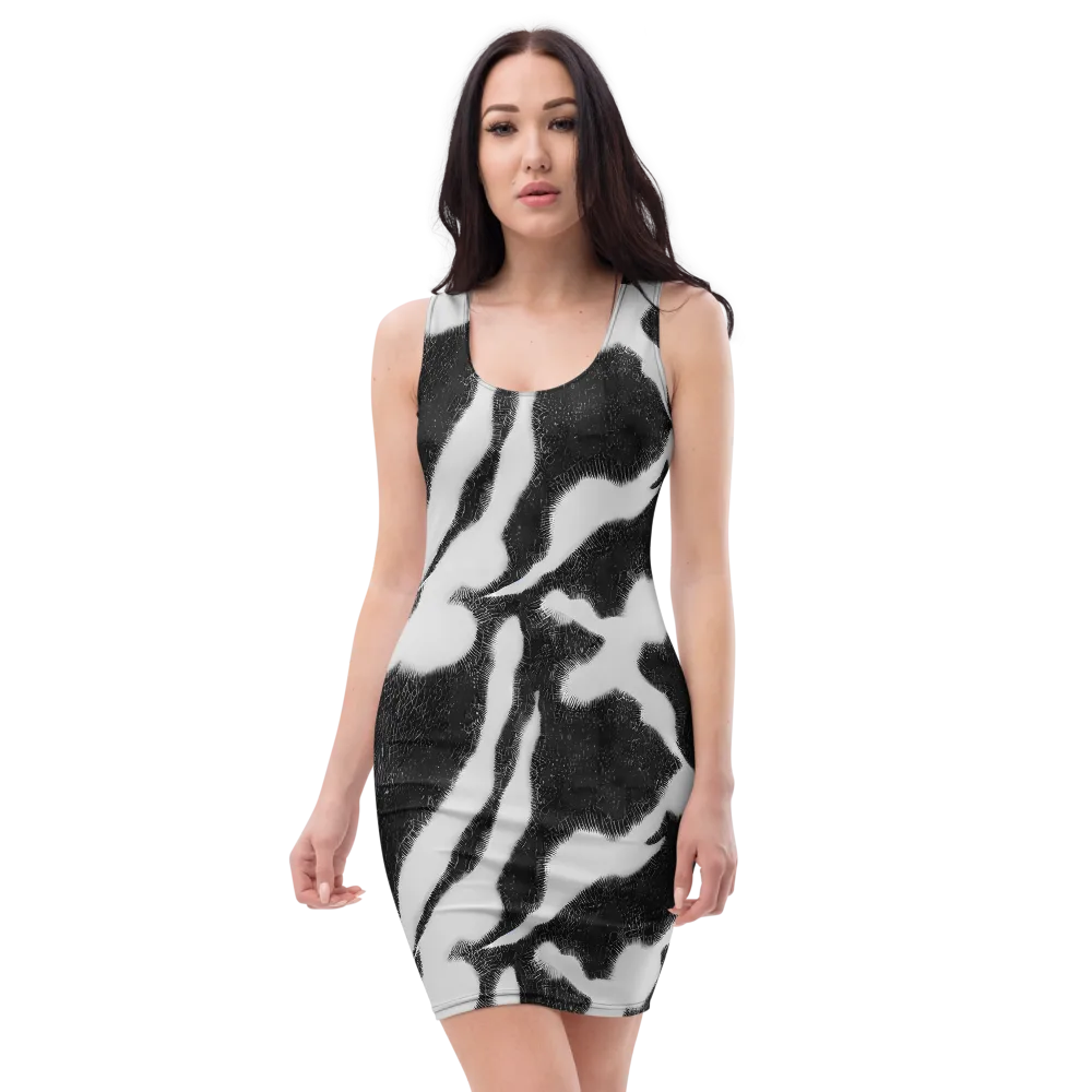 Ray's Illusion on Bodycon Dress — Front