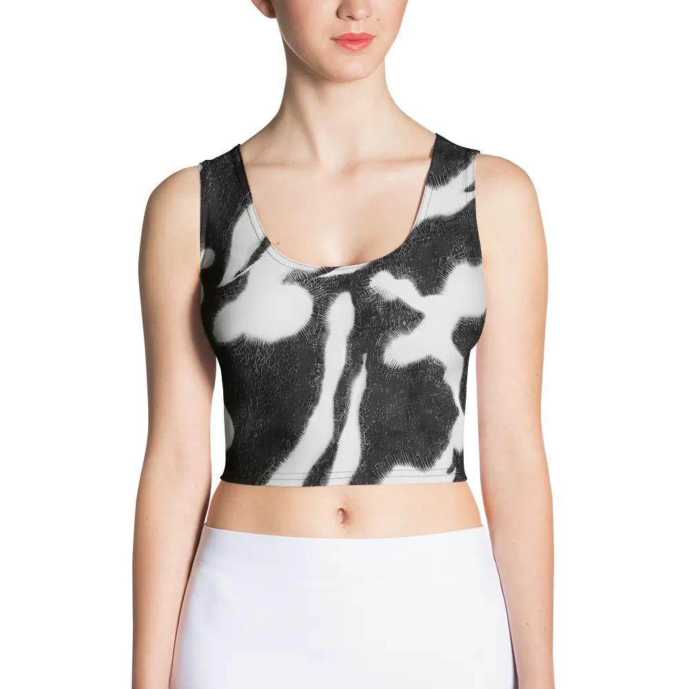 Ray's Illusion on Crop Top — Front