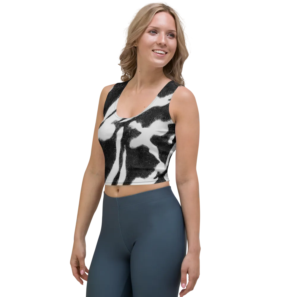 Ray's Illusion on Crop Top — Left Front