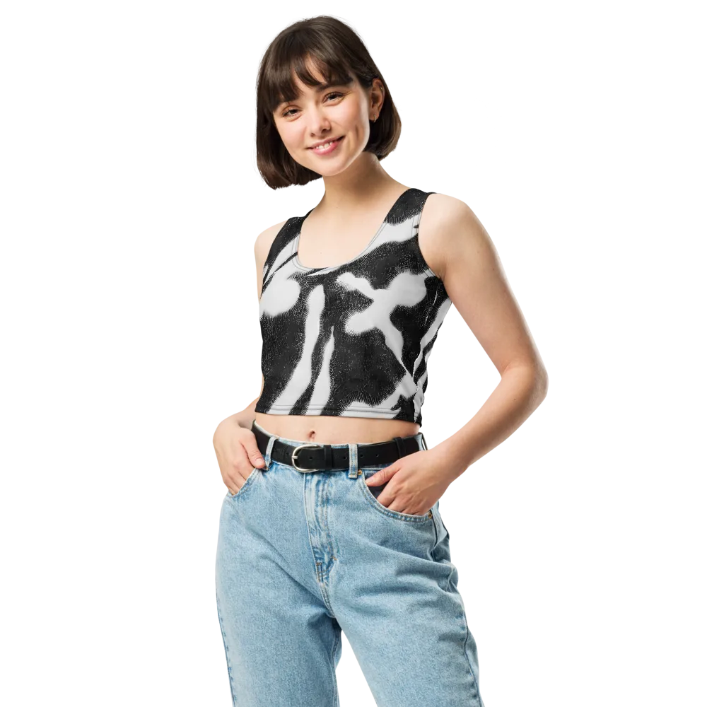 Ray's Illusion on Crop Top — Front