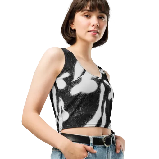 Ray's Illusion on a Crop Top