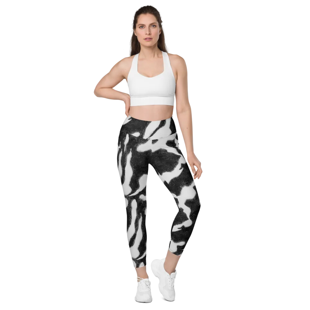 Ray's Illusion on Leggings with Pockets — Front