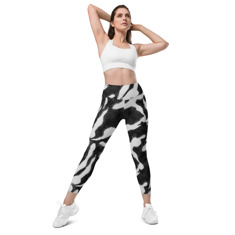 Ray's Illusion on Leggings with Pockets — Front