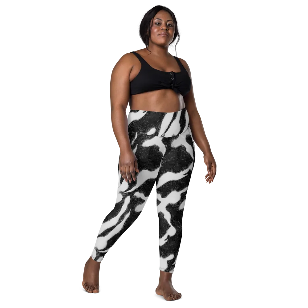 Ray's Illusion on Leggings with Pockets — Front