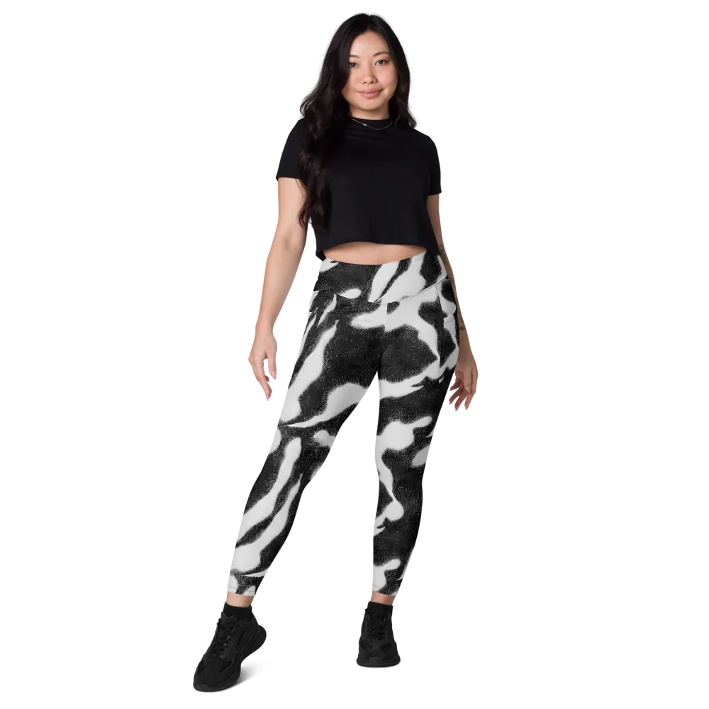 Ray's Illusion on Leggings with Pockets — Front