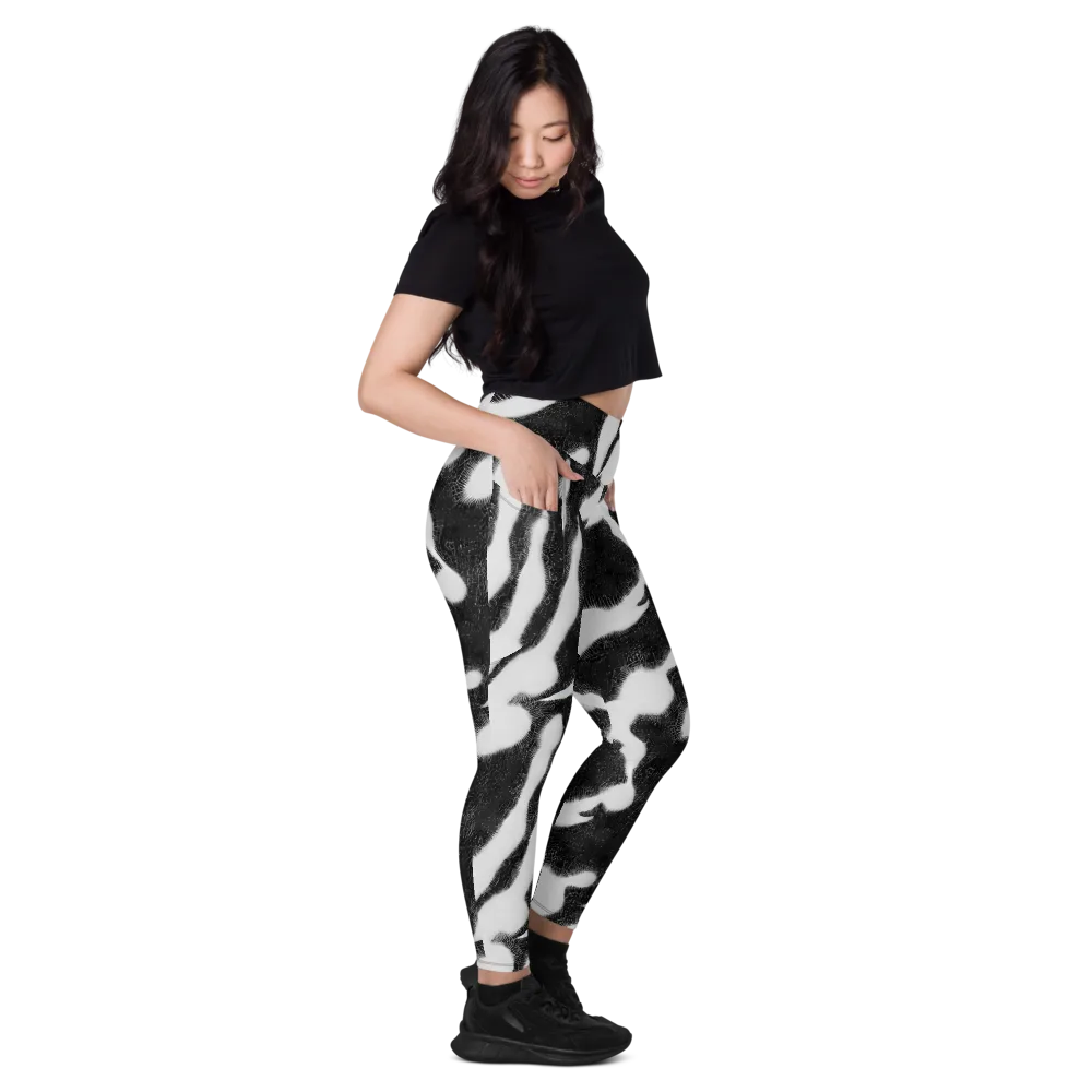 Ray's Illusion on Leggings with Pockets — Right