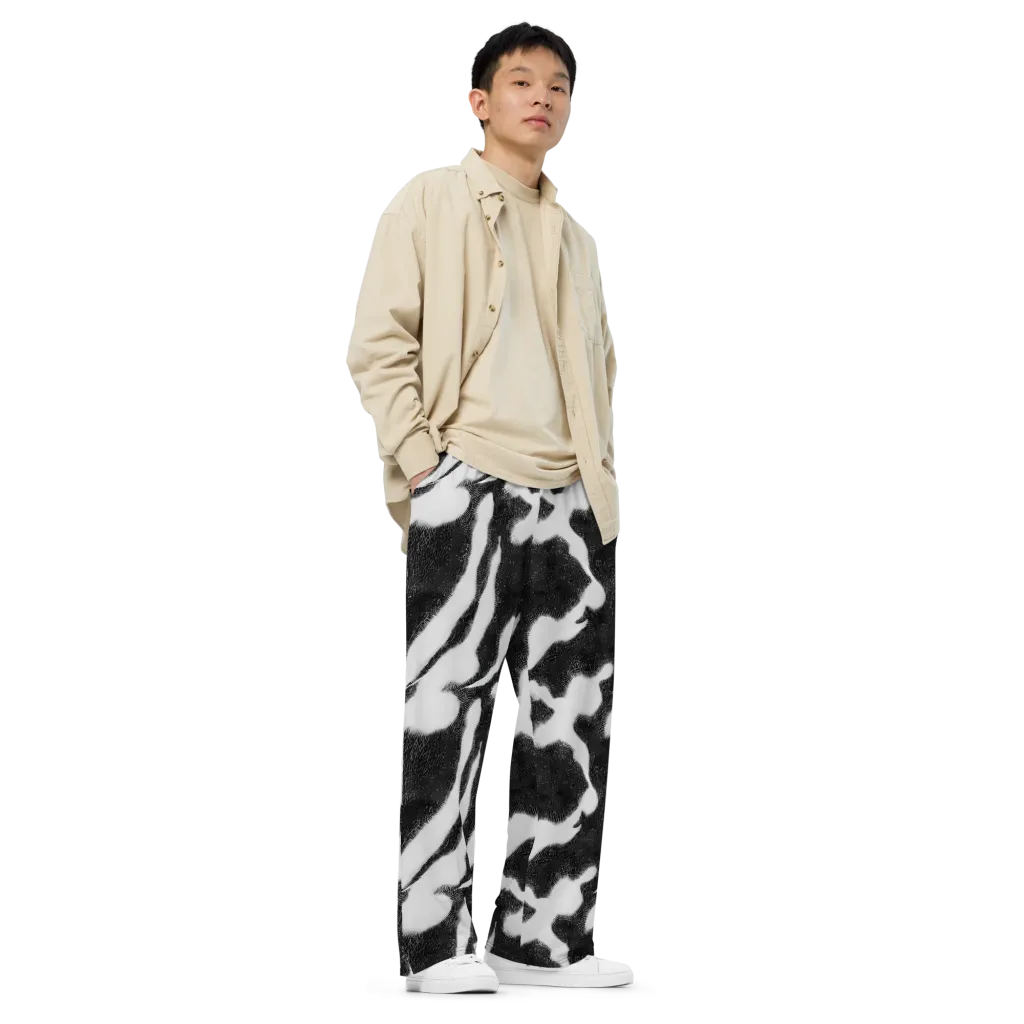 Ray's Illusion on Wide-Leg Pants — Right Front