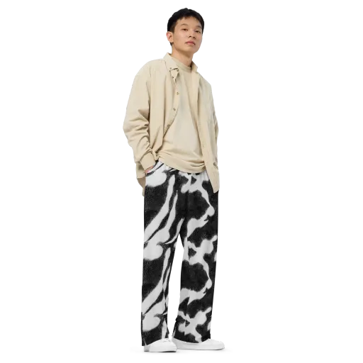 Ray's Illusion on a Wide-Leg Pants