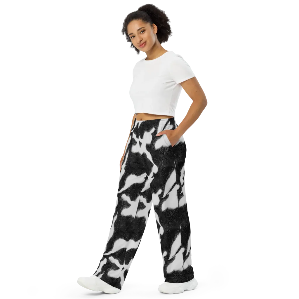 Ray's Illusion on Wide-Leg Pants — Left Front