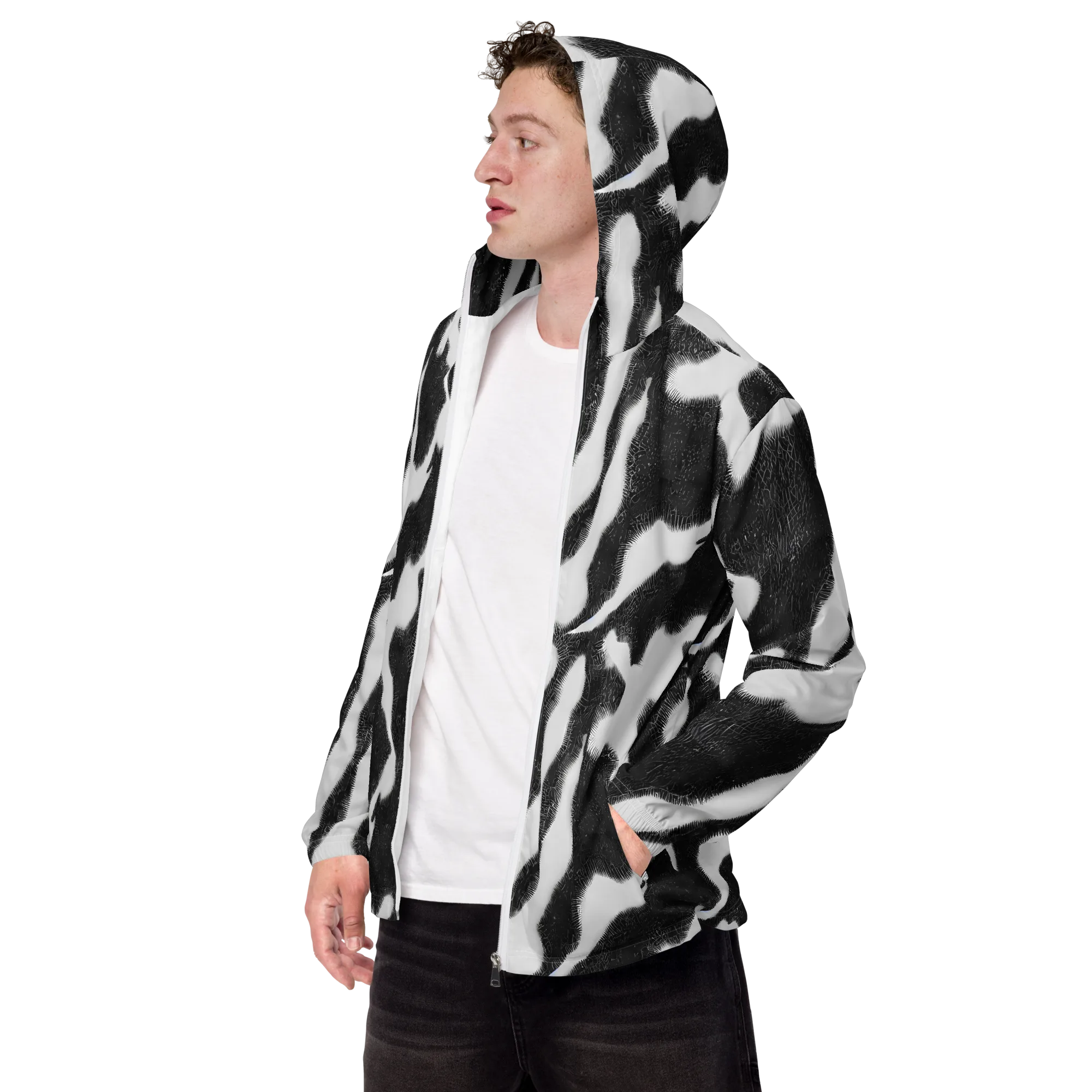 Ray's Illusion on Men's Windbreaker — Left Front