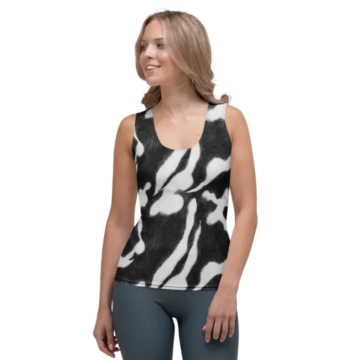 Ray's Illusion on a Women's Tank Top