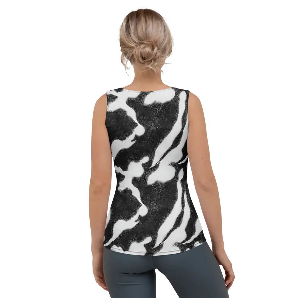 Ray's Illusion on Women's Tank Top — Back