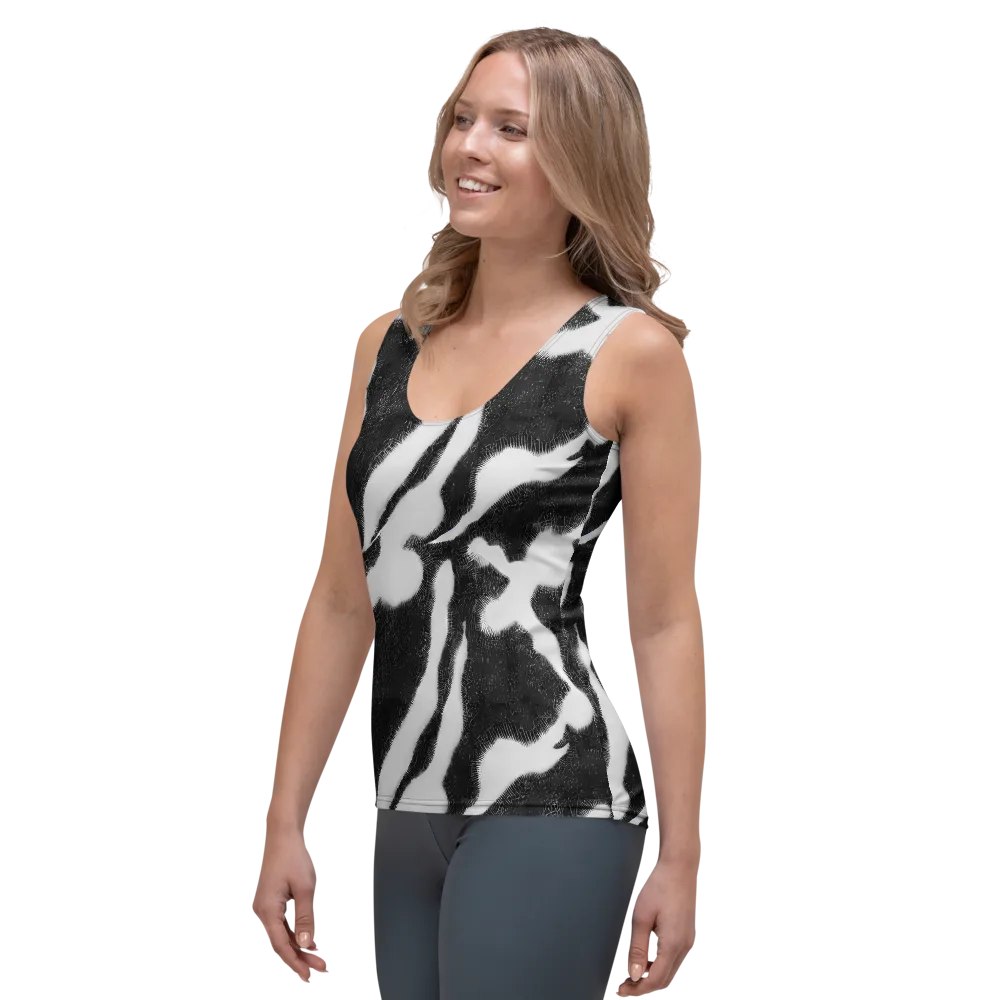 Ray's Illusion on Women's Tank Top — Left Front