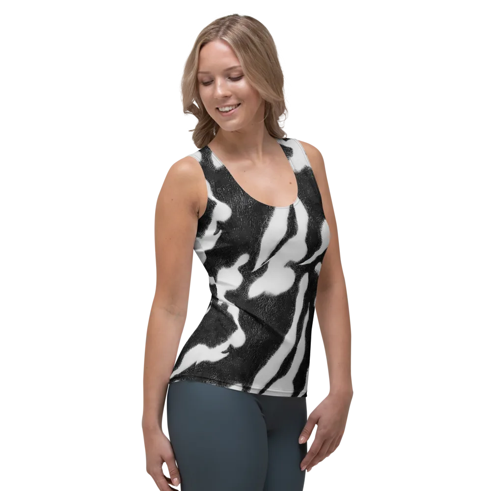 Ray's Illusion on Women's Tank Top — Right Front