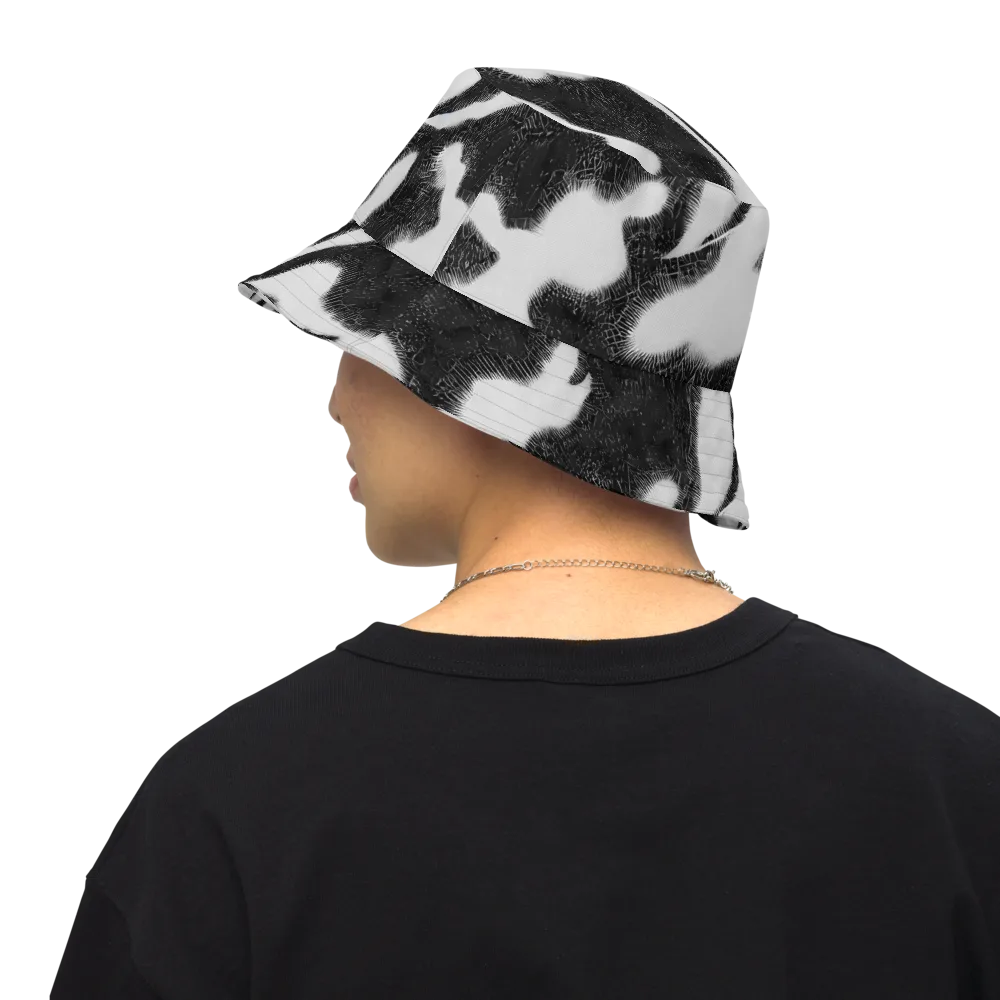 Ray's Illusion on Reversible Bucket Hat — Back Inside