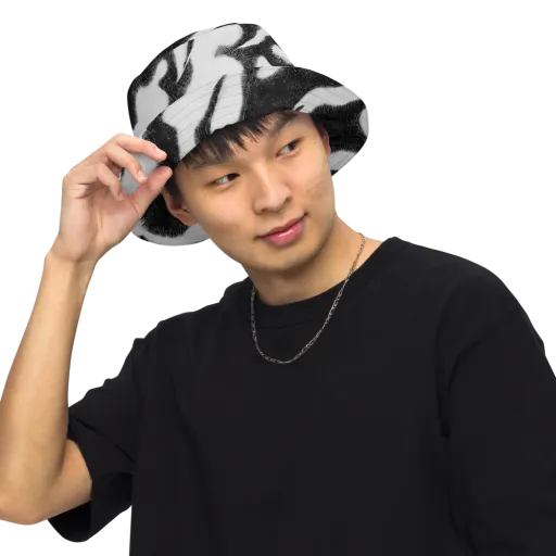 Ray's Illusion on a Reversible Bucket Hat