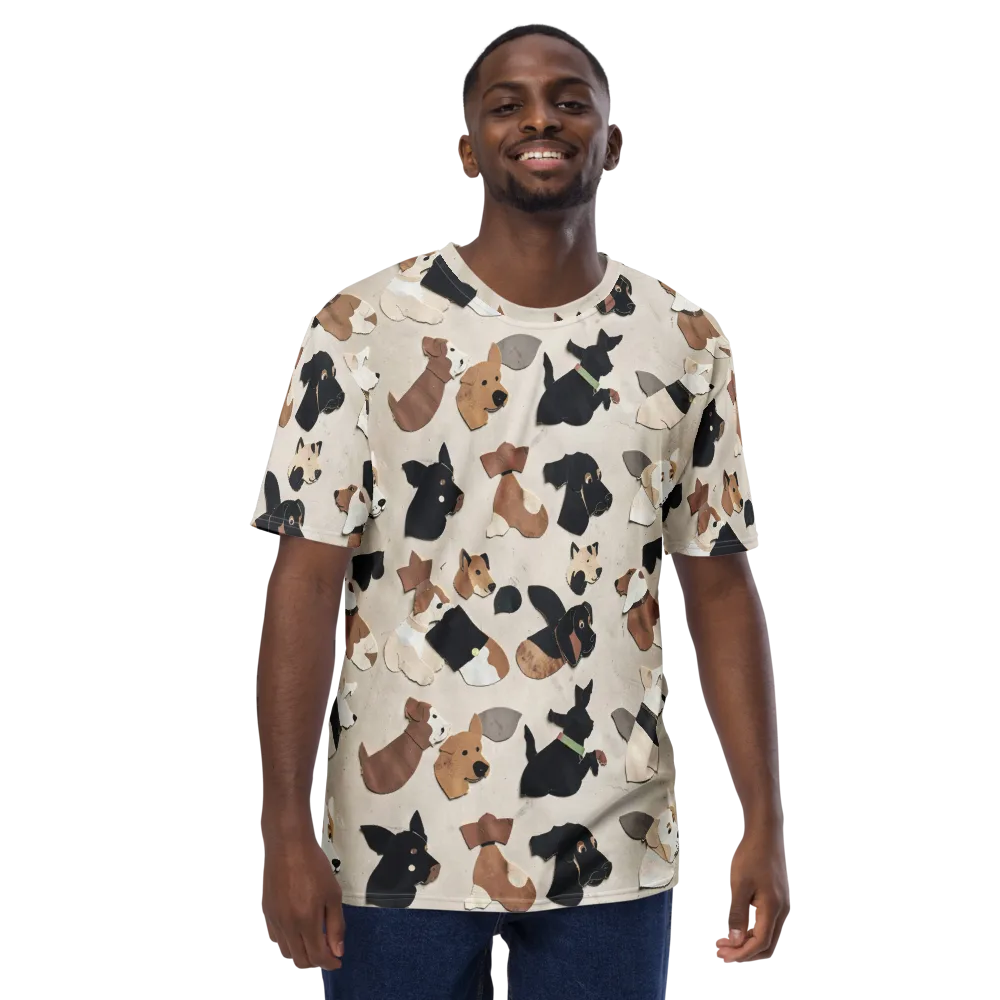 Paws And Pieces on Men's Crew Neck T-Shirt — Front